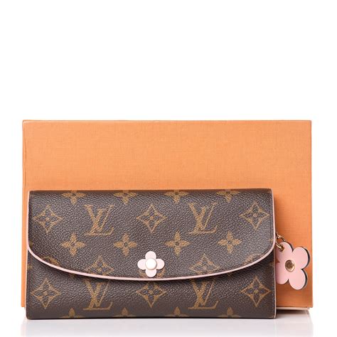 lv wallet flower